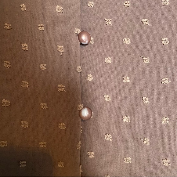 Dusty Purple Swiss Dot Butterfly Sleeve Blouse - Picture 4 of 5